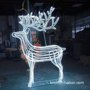 Christmas light reindeer