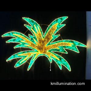 commercial motif light leaves