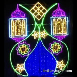 Ramadan festival pole light