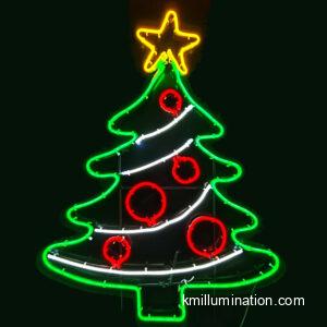 Led Xmas tree motif light