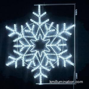 Led Xmas snowflake motif light