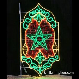 pole decorative motif light