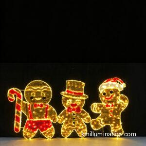 led Santa clause decorative light