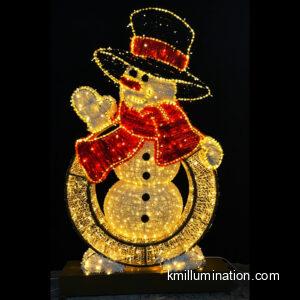 led Santan clause display
