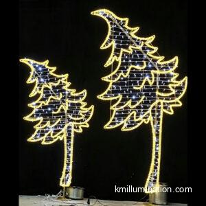 Christmas tree motif light