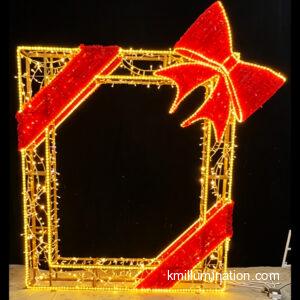 led bow photo frame